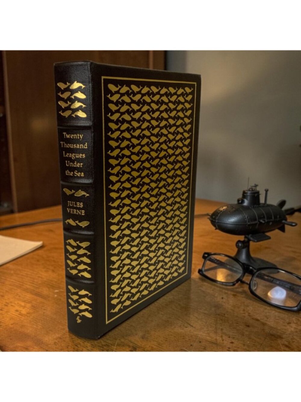 Twenty Thousand Leagues Under the Sea by Jules Verne Easton Press Leather Bound